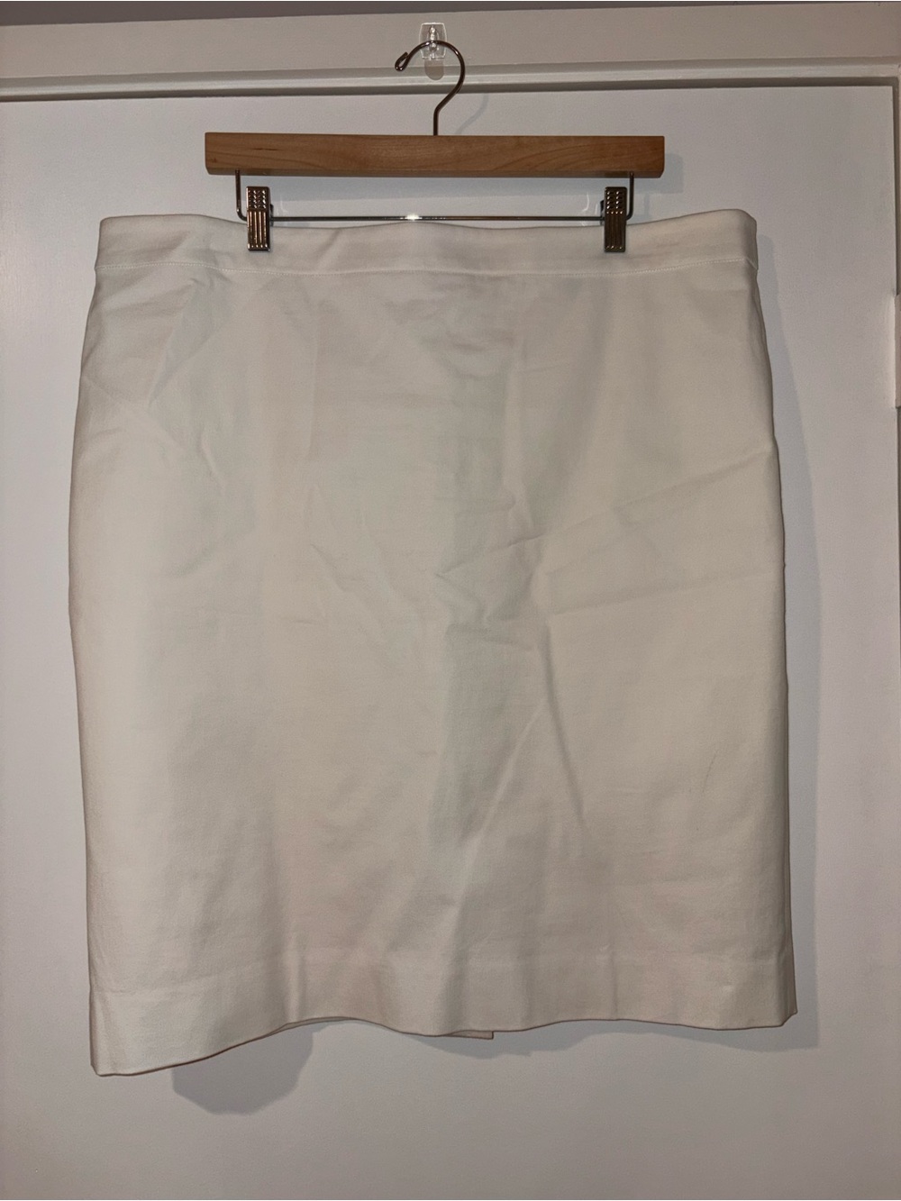 J. Crew Classic White No. 2 Pencil Skirt